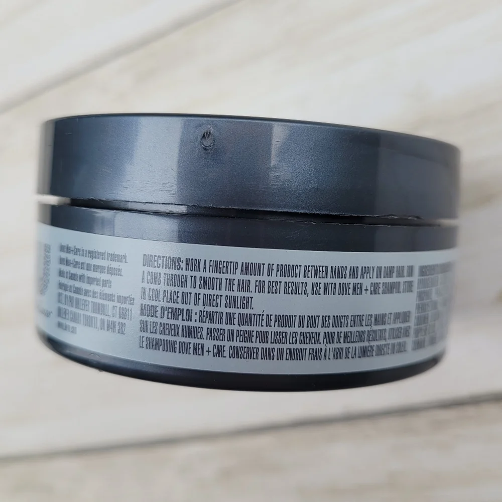 Dove Men + Care Polishing Pomade Medium Hold High Shine Non-greasy 1.75 oz / 49g